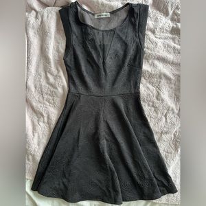 Black sleeveless cocktail dress